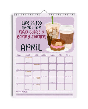 Here We Fucking Go Again - Sass Calendar 2024 marnetic