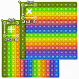 MathPop – Fun 12x12 Multiplication Board Game