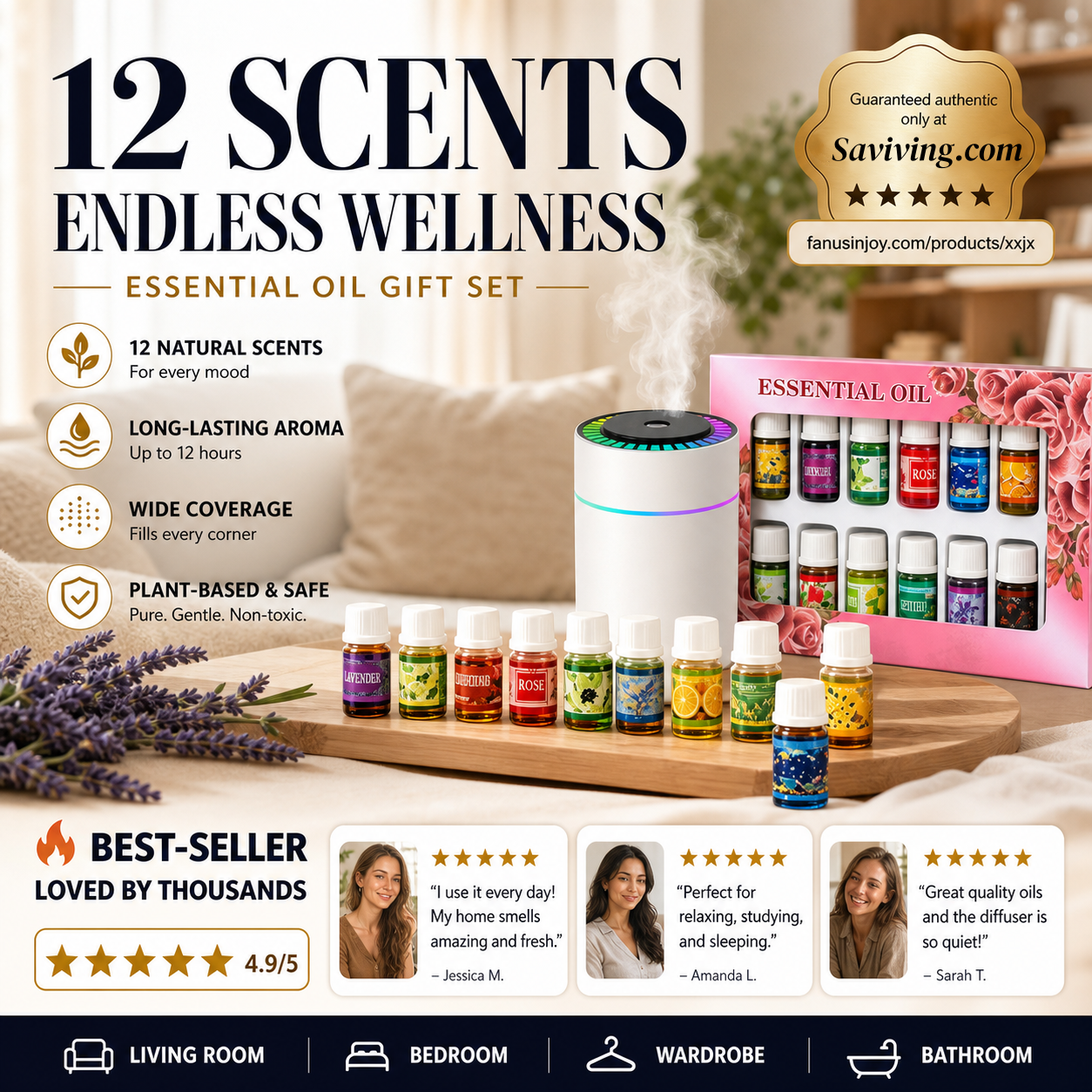ScentGarden – Multi Scent Water Soluble Diffuser Oil Collection