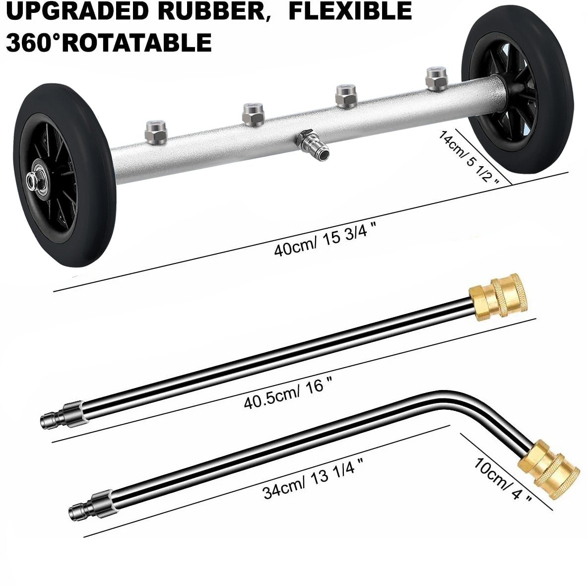 AquaFlex - Pressure Washer Undercarriage Tool