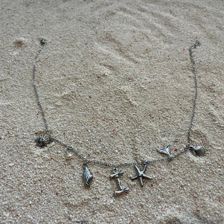 WaveCharm – Surfer Girl Initial Necklace