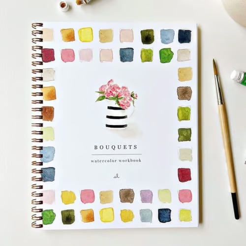 AquaBliss - Beginner Watercolor Learning Book