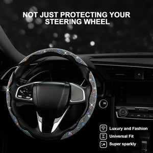 LuxiDrive – Crystal Studded Steering Wheel Cover