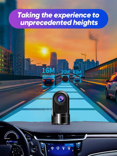 DriveVista – 1080P 360° Rotating Mini ADAS Dashcam