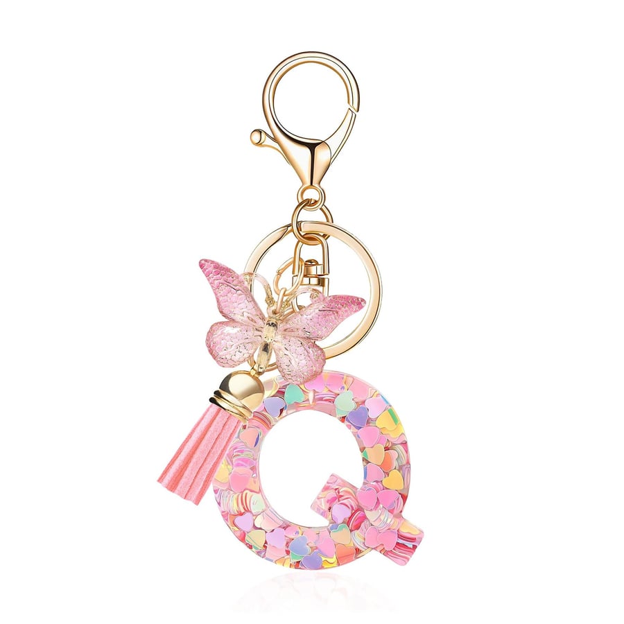 CharmKey – Personalized Initial Letter Keychain