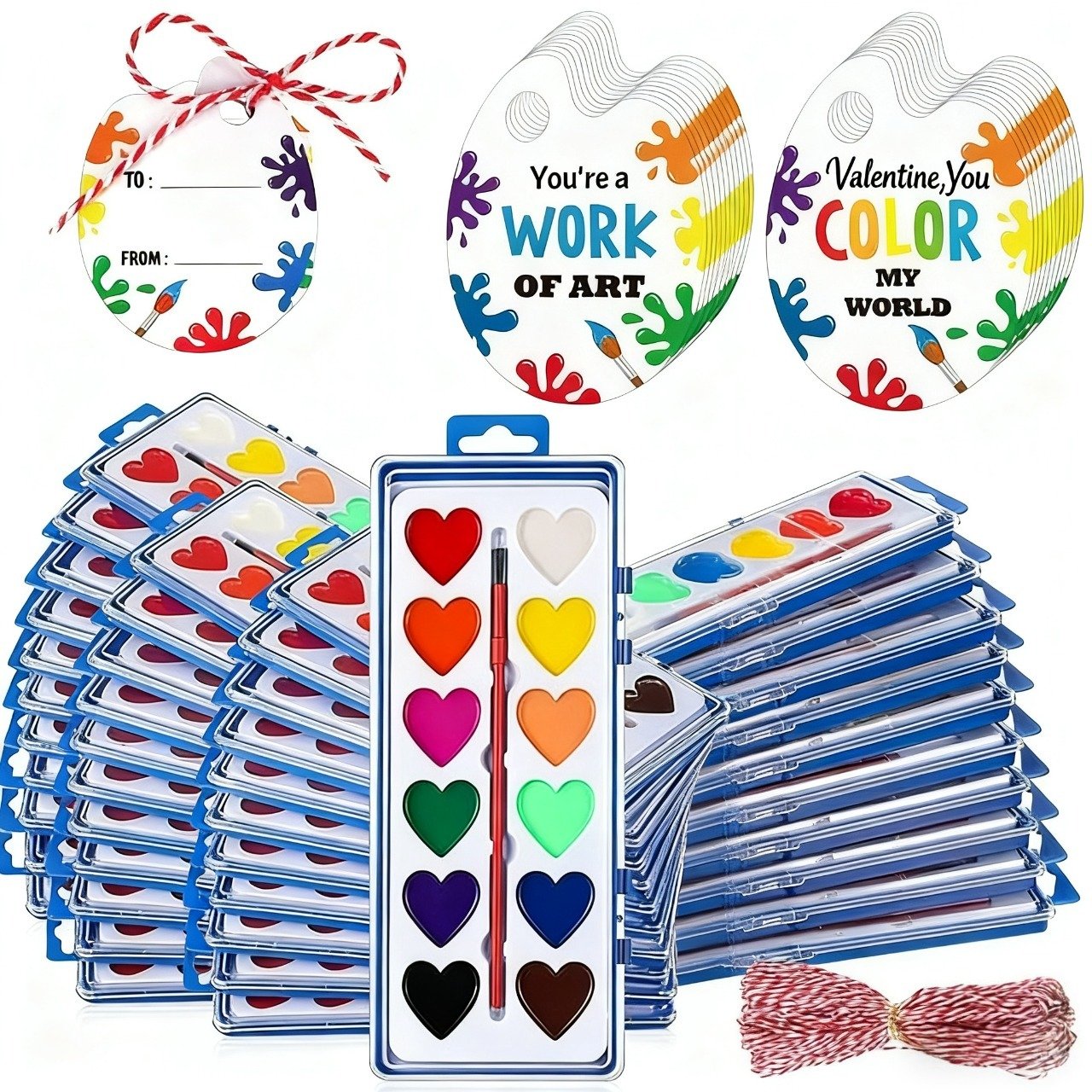 LoveStroke – Mini Watercolor Paint Set