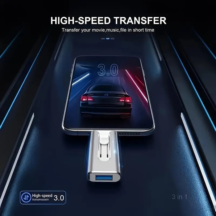 DataBridge – 4 in 1 Phone & Computer USB Drive