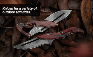 BladeCraft – Hand Forged Damascus Steel Folding Knife