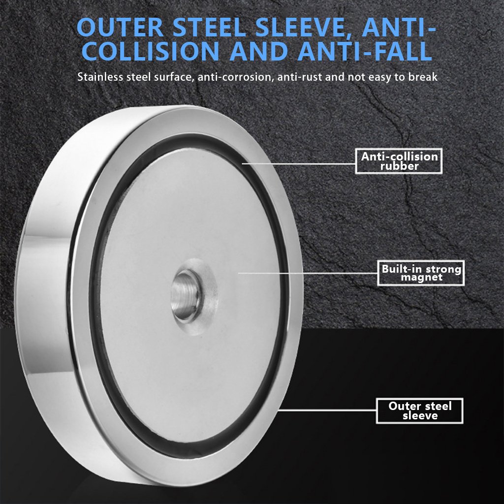 AquaForge – 260LBS Neodymium Fishing Magnet for Epic Treasure Hunts