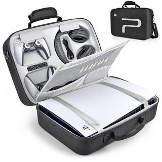 ConsoleShield - Premium PS5 Carrying Case with Custom Compartments