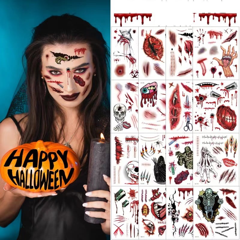 SpookySkin - Realistic Halloween Temporary Tattoos
