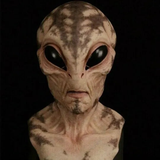 AlienAllure - Spooky Halloween Alien Mask
