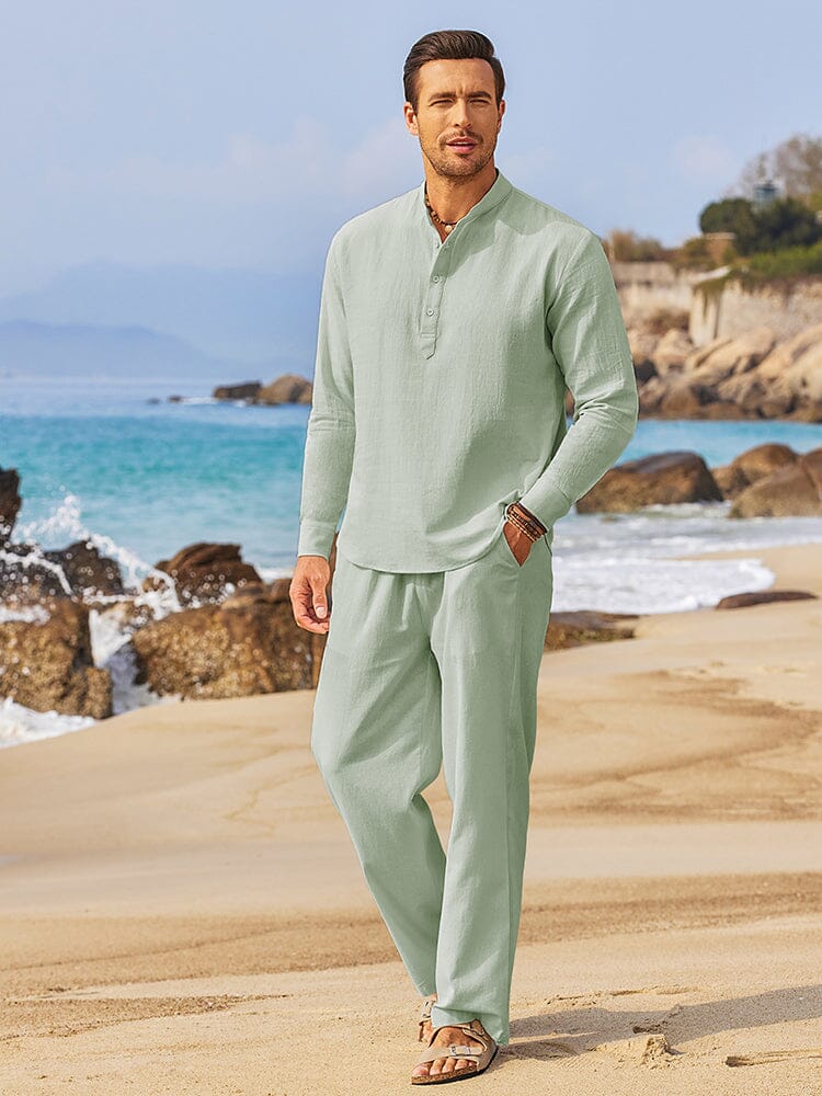 VivaStyle – Comfortable Casual Two-Piece Suit for Men