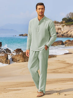 VivaStyle – Comfortable Casual Two-Piece Suit for Men