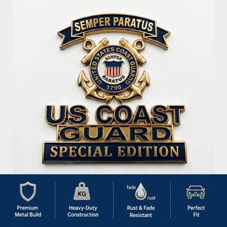 🇺🇸 Last Day Promo: 49% OFF 🎖️-US Coast Guard Semper Paratus Car Emblem Metal Badge - ✈️Buy 2 Free Shipping Today!