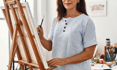 Round Neck Short Sleeve Blouse