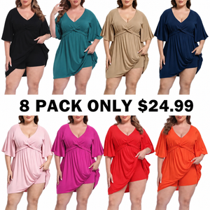 CurvaBelle – Plus Size Romper Dress