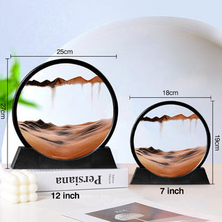 TranquilScape - 3D Sand Motion Hourglass – Relax & Inspire