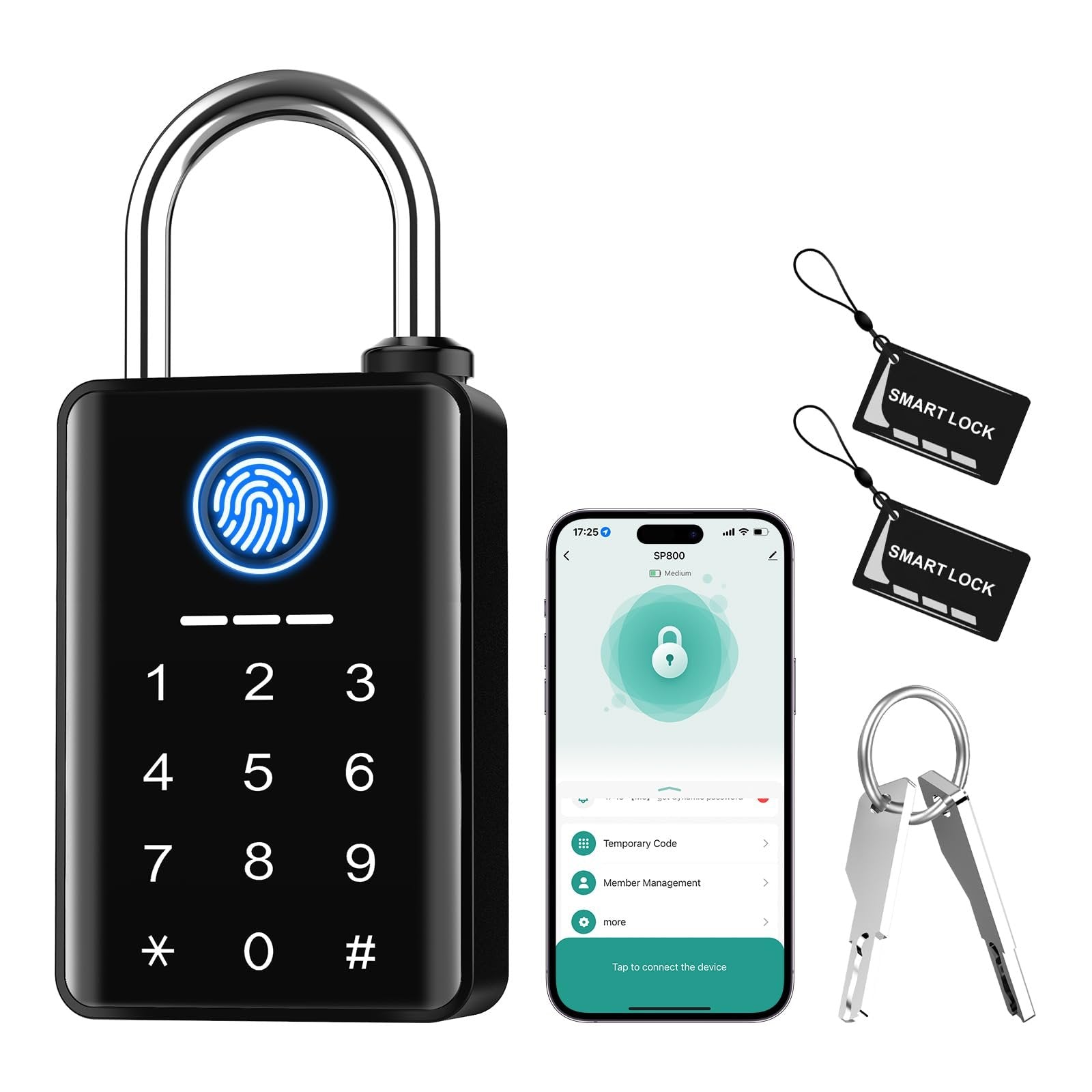 GateShield – Premium Fingerprint Security Gate Lock