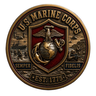 IronHonor – Marine Veteran Challenge Coin