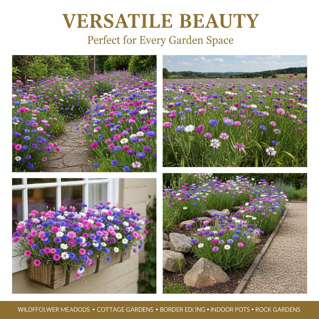 MeadowCharm – Premium Cornflower Seeds