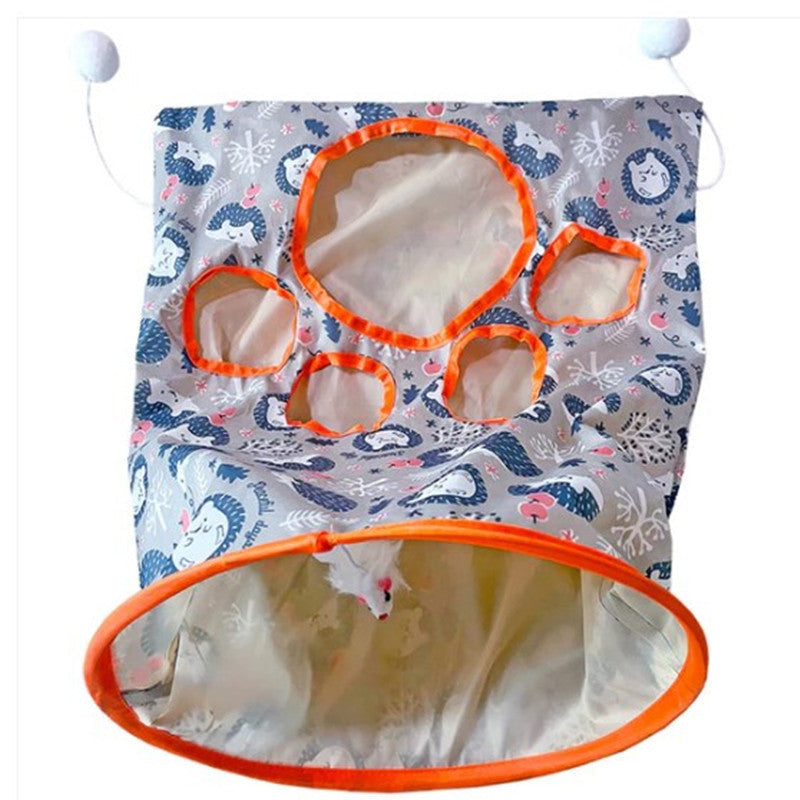 Endless Fun Portable Tunnel Bag For Cats marnetic