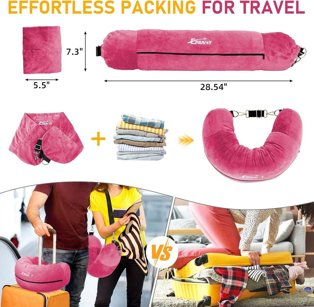 PackPillow - Clothes-Holding Neck Cushion