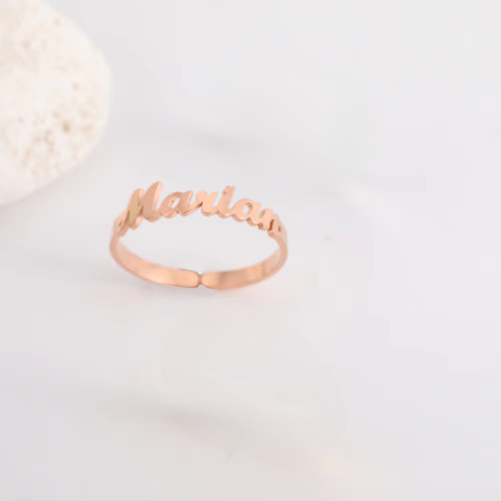 HeartWords – Engraved Name Keepsake Ring