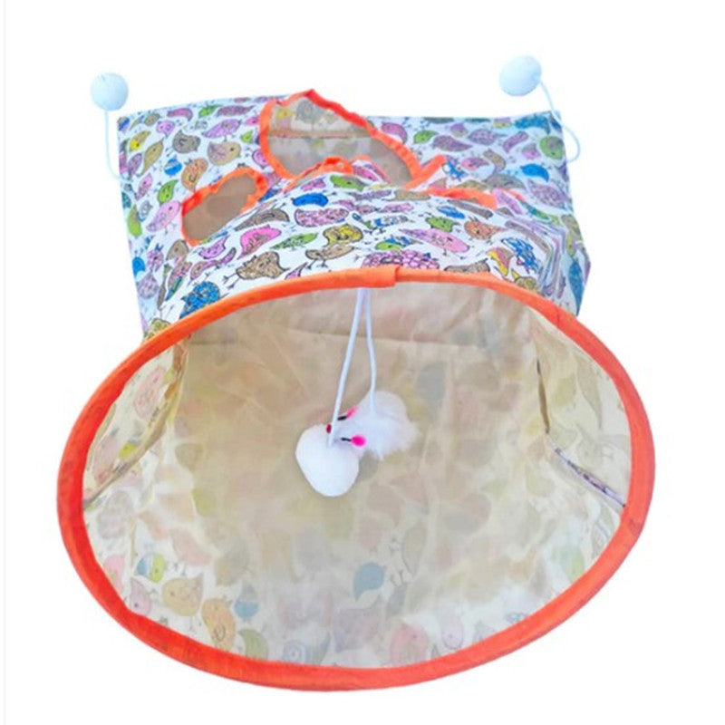 Endless Fun Portable Tunnel Bag For Cats marnetic