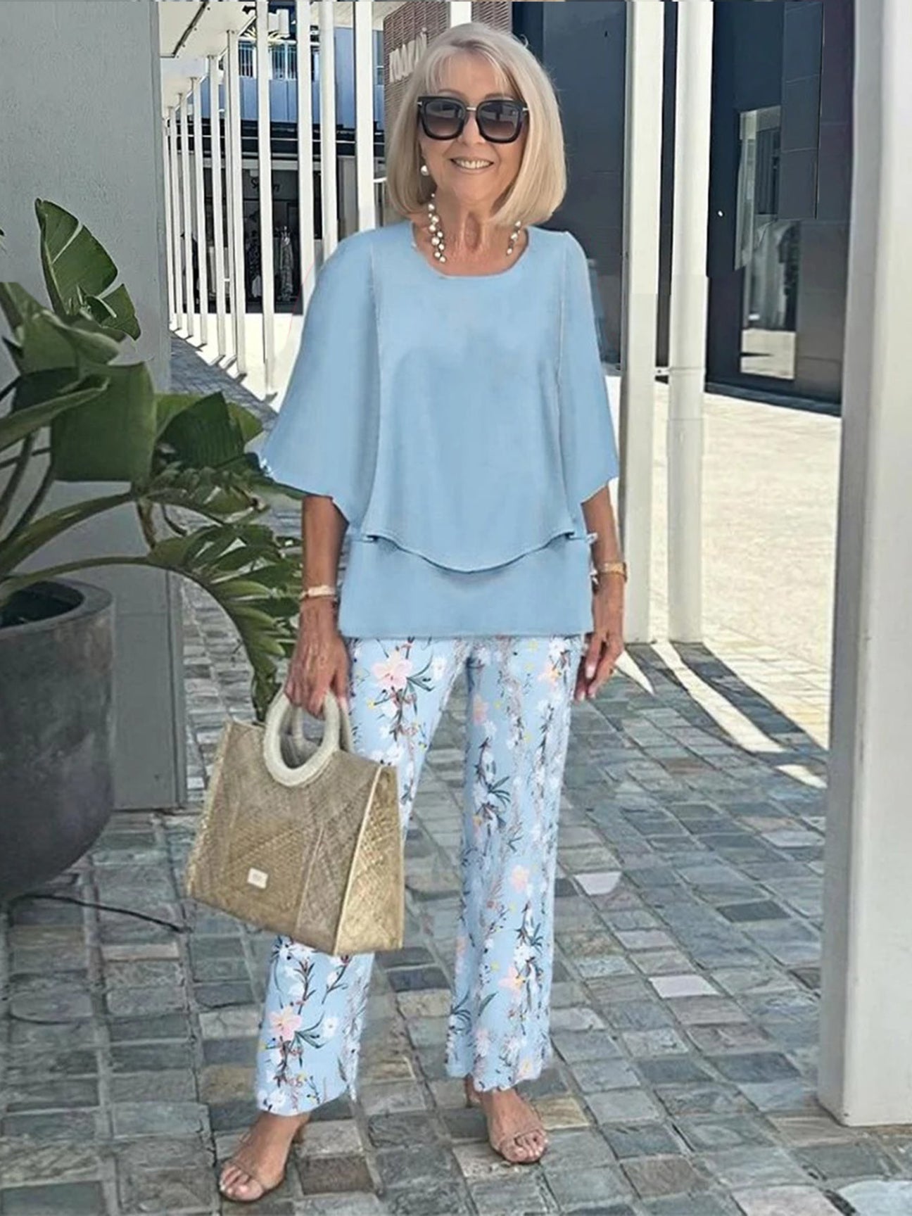 BloomEase – Women’s Casual Two-Piece Set