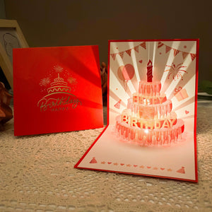 MagicMelody - Light & Music Birthday Greeting Card