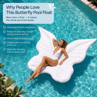 SplashAura – Giant Butterfly Pool Lounger
