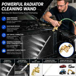 RadiantReach – Long-Reach Radiator Cleaning Wand