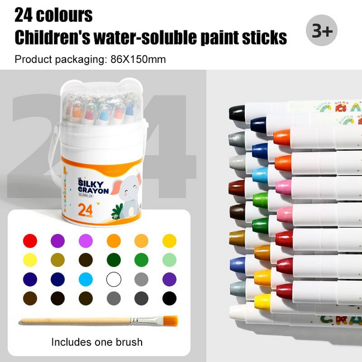 GripNColor – Easy Grip Jumbo Crayons for Little Hands