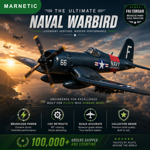 ✨Summer Refreshing Sale ⚡Large-Scale F4U Corsair RC Airplane with Brushless Power