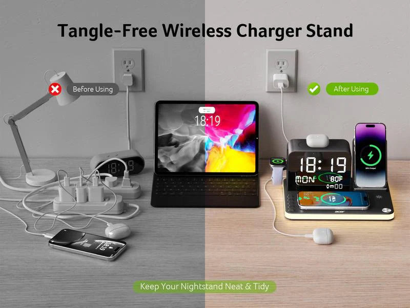 ChargeHub – 7-in-1 Wireless Charging Station