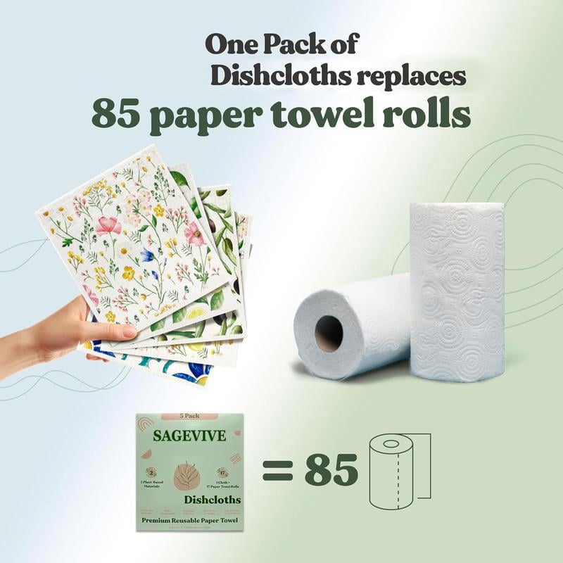 EcoSuds - Ultra Absorbent & Eco-Friendly Cleaning Cloths