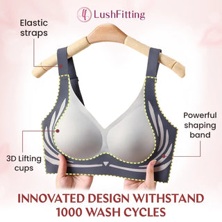 LushFitting - Seamless Push-Up Support Bra