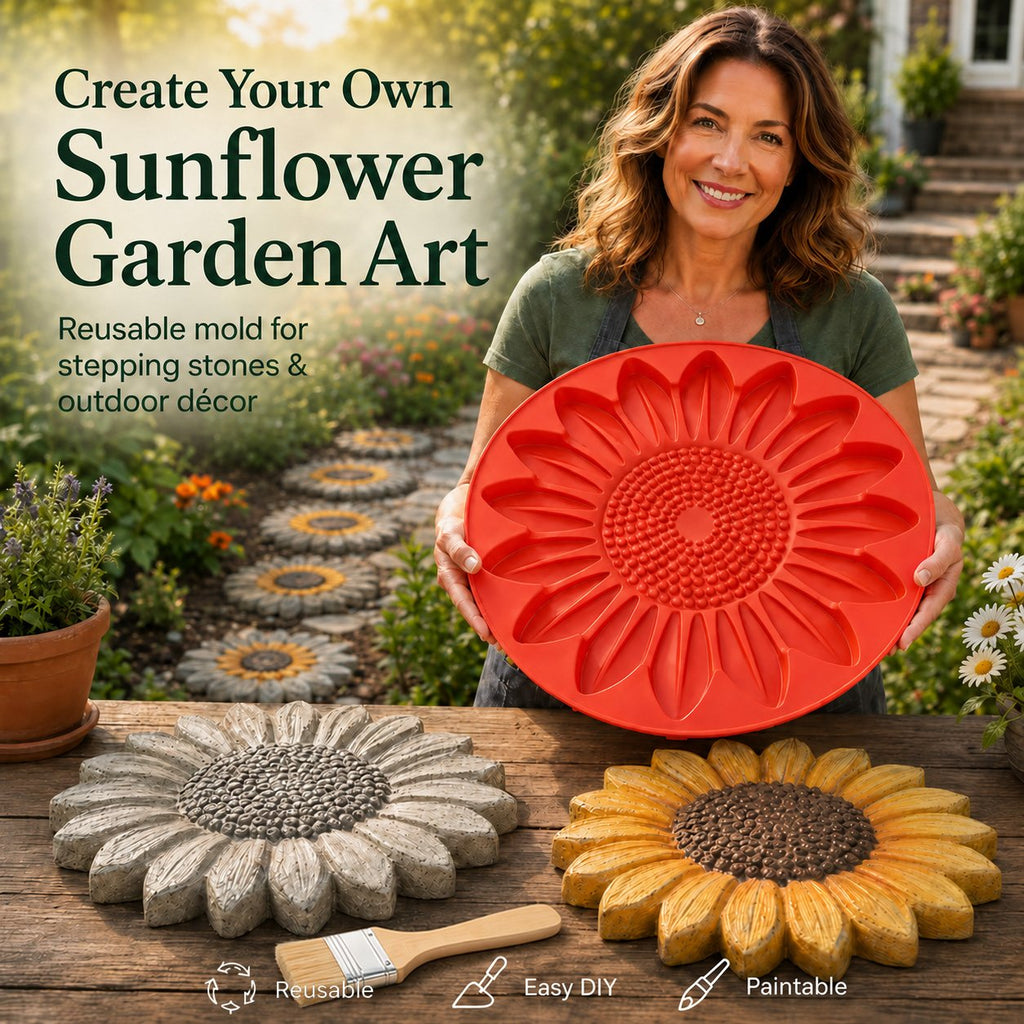 GardenCraft– Premium Reusable Garden Stepping Stone Mold