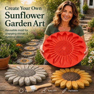 GardenCraft– Premium Reusable Garden Stepping Stone Mold