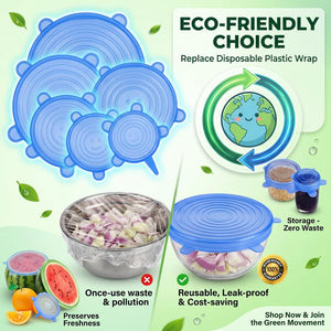 SealFlex – Reusable Silicone Stretch Lid Set