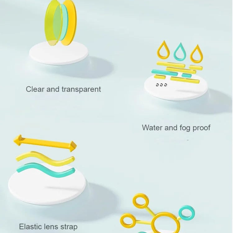 AquaView | Wide-Lens Waterproof Swim Goggles