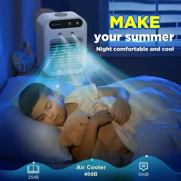 CoolNest – Mini Air Conditioner with Dual Speed Mist