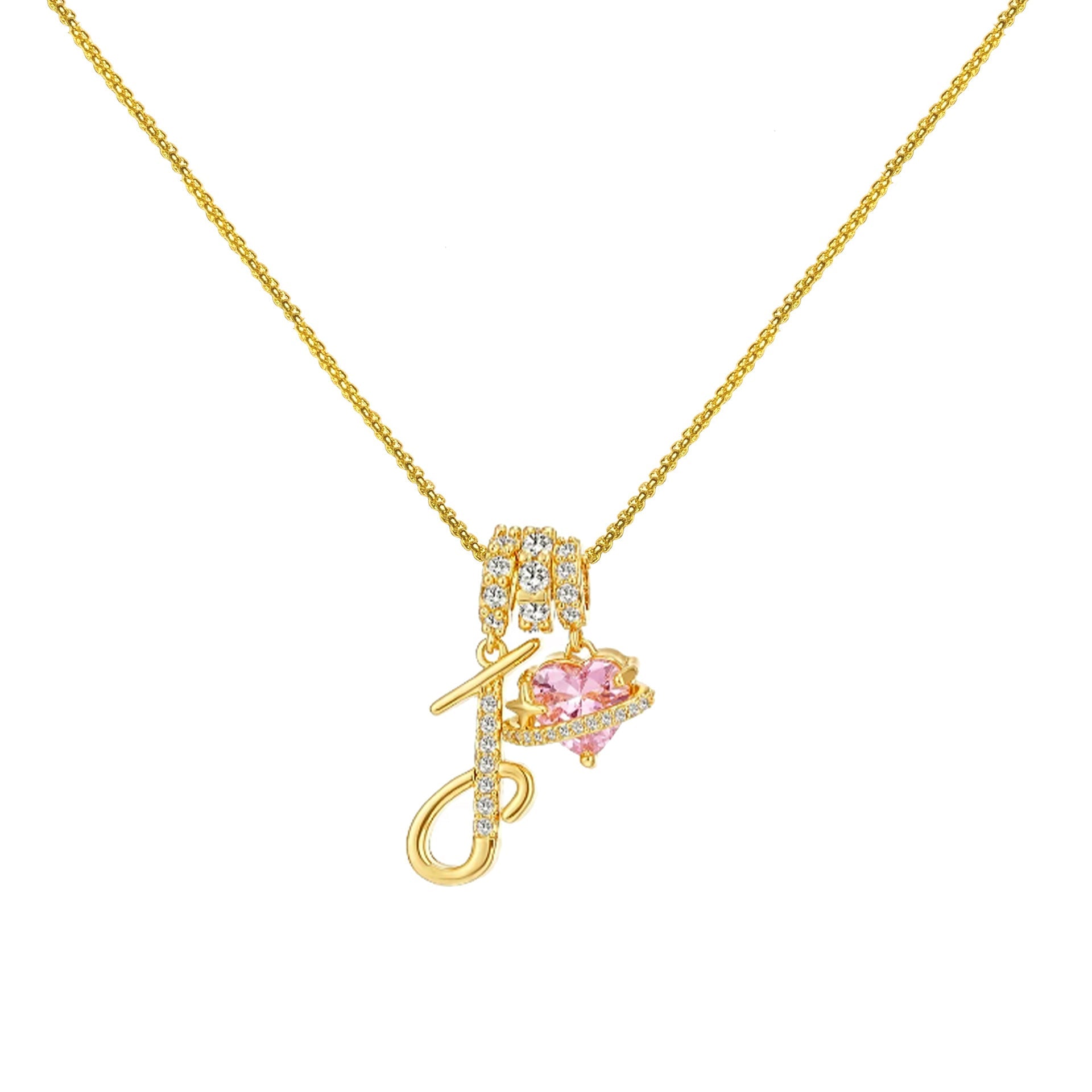 InitialGlow – Personalized Letter Necklace