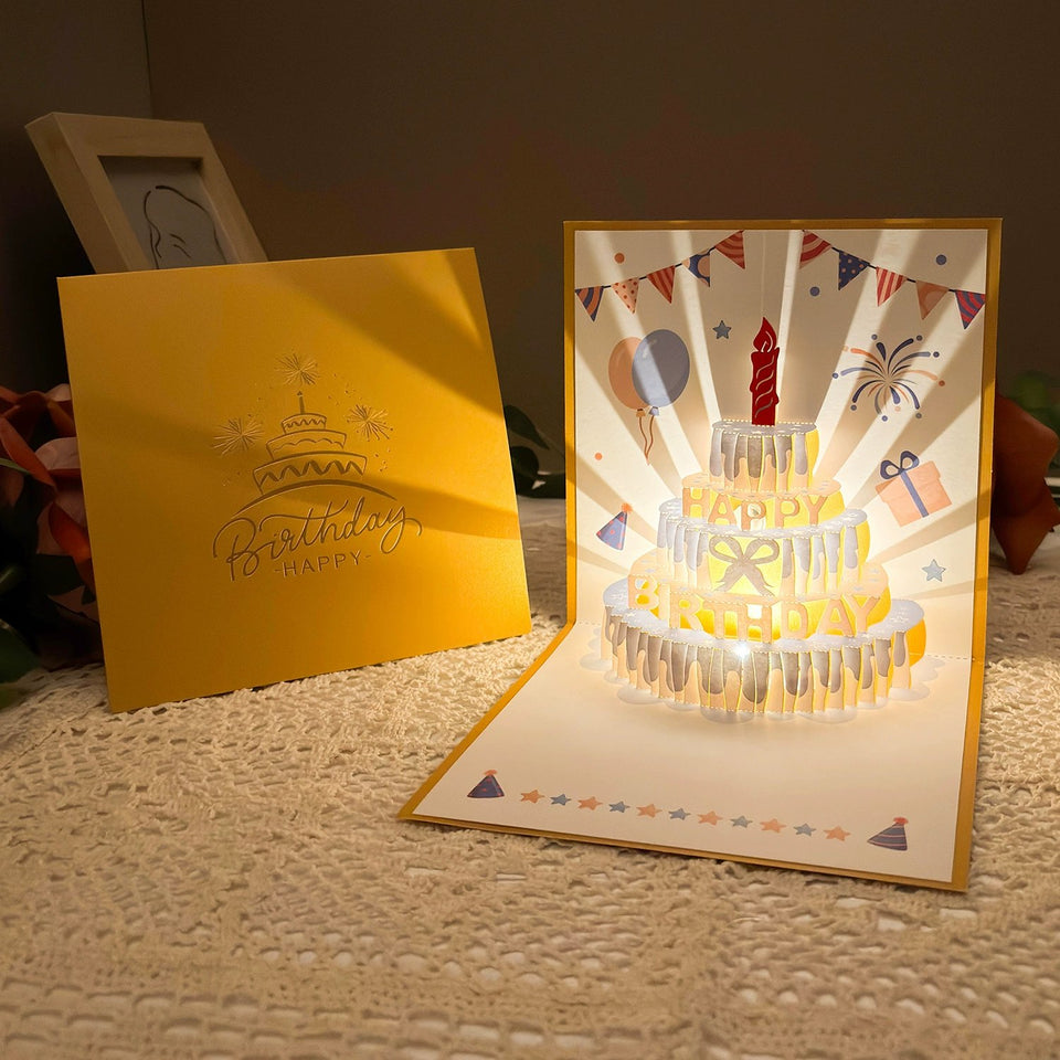MagicMelody - Light & Music Birthday Greeting Card
