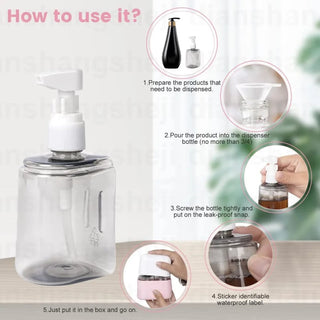 PackEase – Portable Shampoo Dispenser Kit
