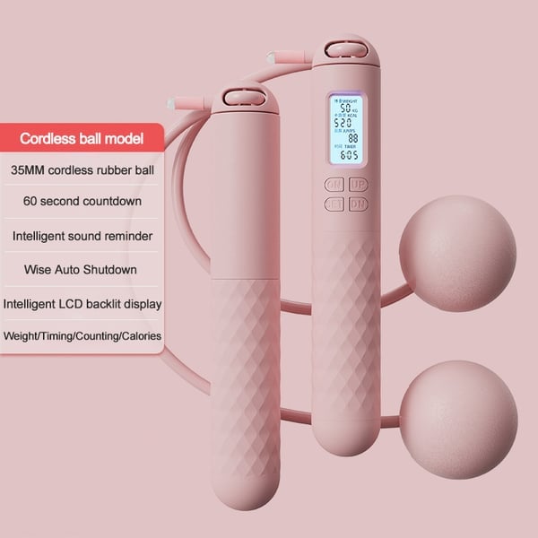 PulseFit - 2-in-1 Weighted Digital Jump Rope for Total Body Burn