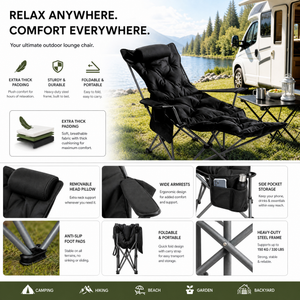 RelaxTrail – Adjustable Outdoor Folding Lounge Chair