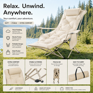 RelaxTrail – Adjustable Outdoor Folding Lounge Chair