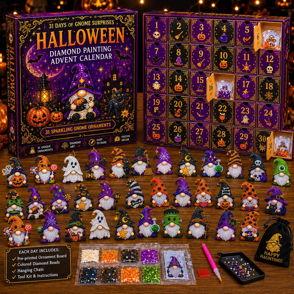SpookySpark – Halloween Diamond Art Surprise Calendar